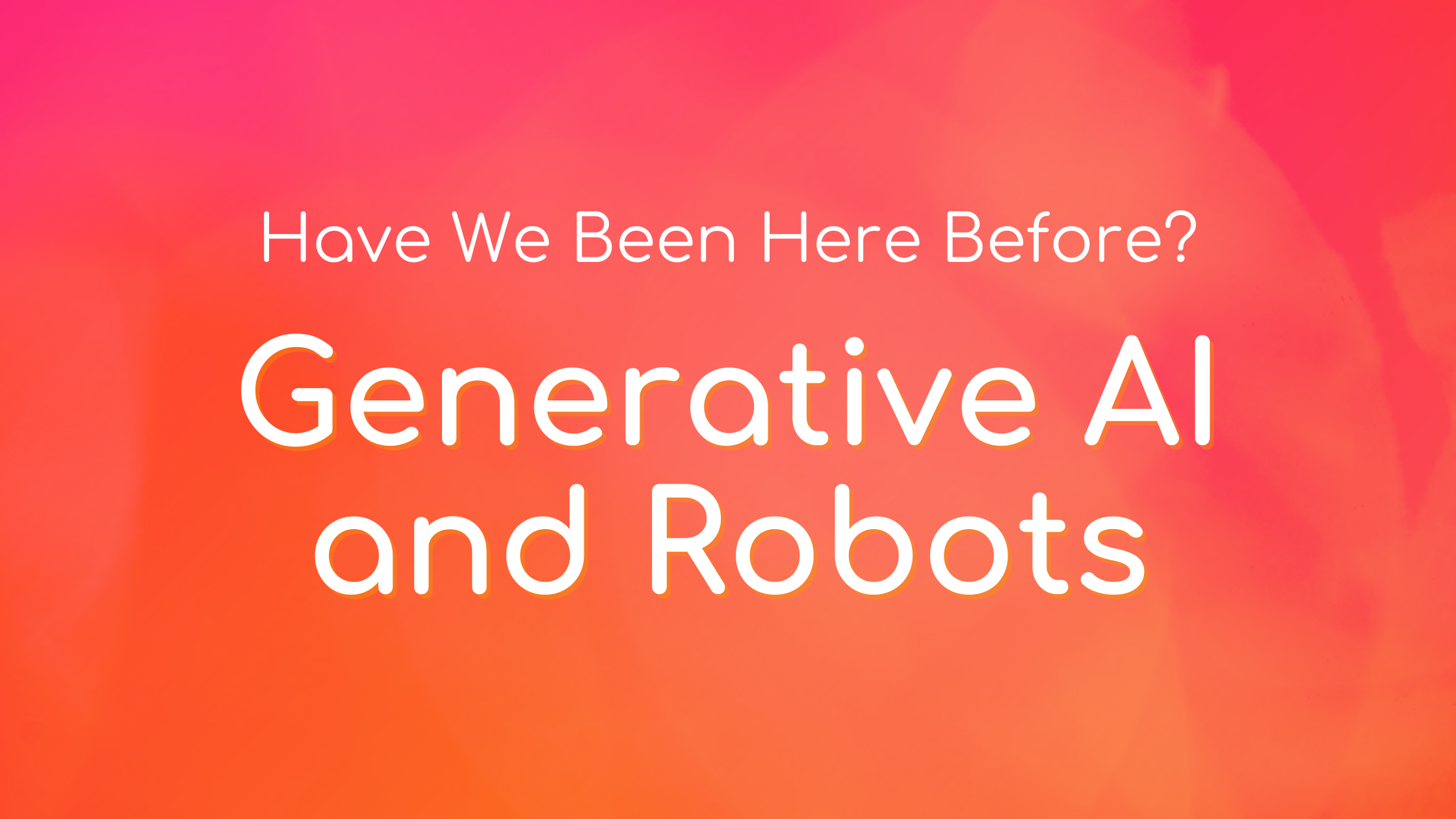 Is the Generative AI Revolution Like Robots in Manufacturing?